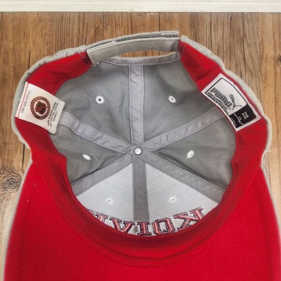 PUMA Montreal Canadiens Saku Koivu #11 Strapback Hat Cap Gray Canvas Ice Hockey - Picture 9 of 11